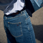 MOS MOSH MMEmber Authentic Straight Leg Jeans in Blue