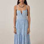 MAISON HOTEL Etta Sleeveless Dress in Sky Blues