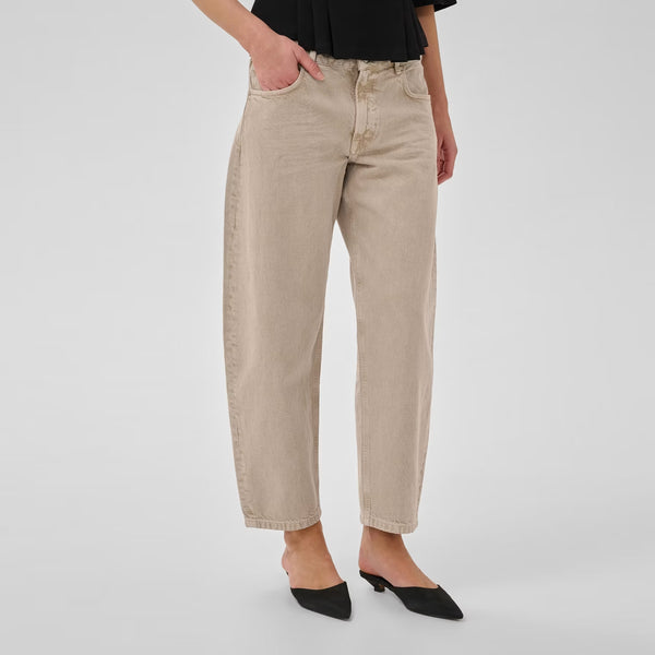 MY ESSENTIAL WARDROBE MWBaloo 175 High Barrel Leg Jeans in Silver Sage