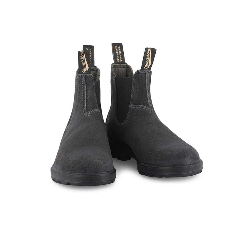 BLUNDSTONE 1910 Wax Suede Boots in Steel Grey