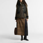BARBOUR Hazelwood Wax Jacket in Beech/Fern/Mixed Tartan