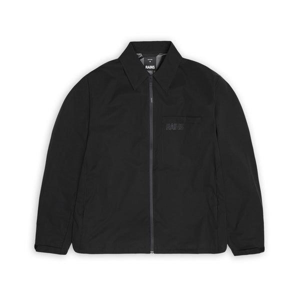 RAINS Mito Overshirt in Black