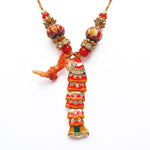 PHILIPPA KUNISCH S Fish Necklace in Red