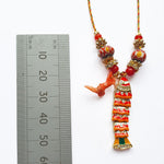 PHILIPPA KUNISCH S Fish Necklace in Red