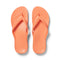ARCHIES Arch Support Flip Flops in Peach