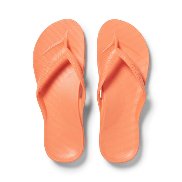 ARCHIES Arch Support Flip Flops in Peach