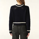 BA&SH Bota Jumper in Marine