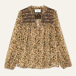BA&SH Capucine Blouse in Ecru