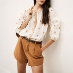 BA&SH Daphne Blouse in Ecru