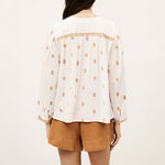 BA&SH Daphne Blouse in Ecru