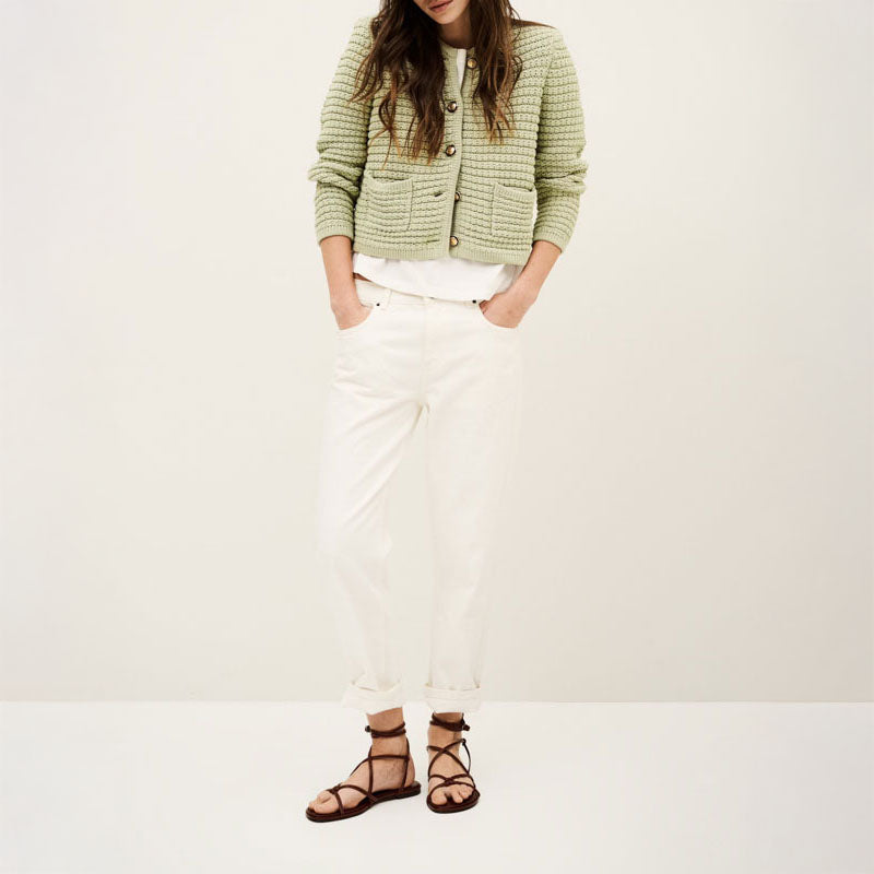 BA&SH Gaspard Cardigan in Sauge