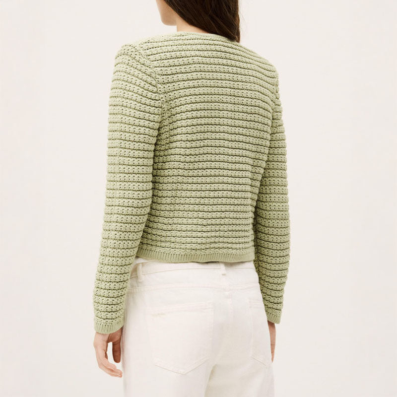 BA&SH Gaspard Cardigan in Sauge