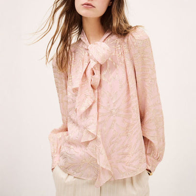 BA&SH Minnie Blouse in Rosepale