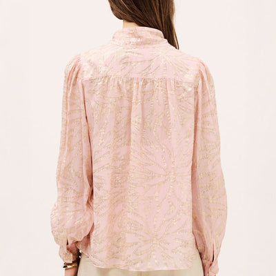 BA&SH Minnie Blouse in Rosepale