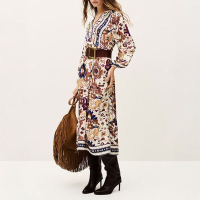 BA&SH Valley Dress in Ecru