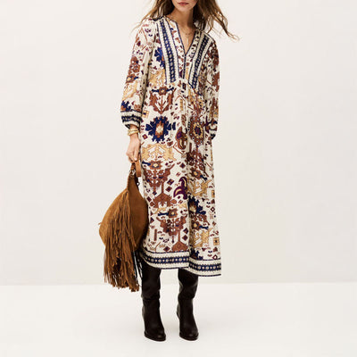 BA&SH Valley Dress in Ecru