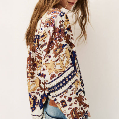 BA&SH Verone Blouse in Ecru