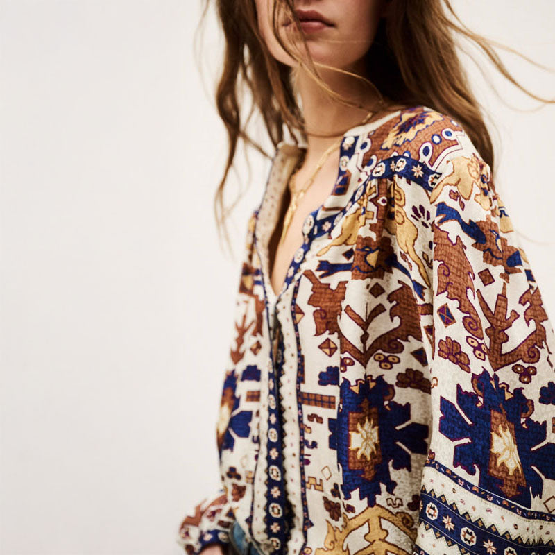 BA&SH Verone Blouse in Ecru