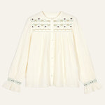 BA&SH Suzanna Shirt in Ecru
