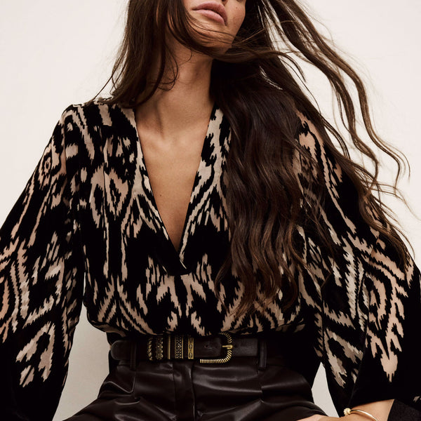 BA&SH Arriet Top  in Black