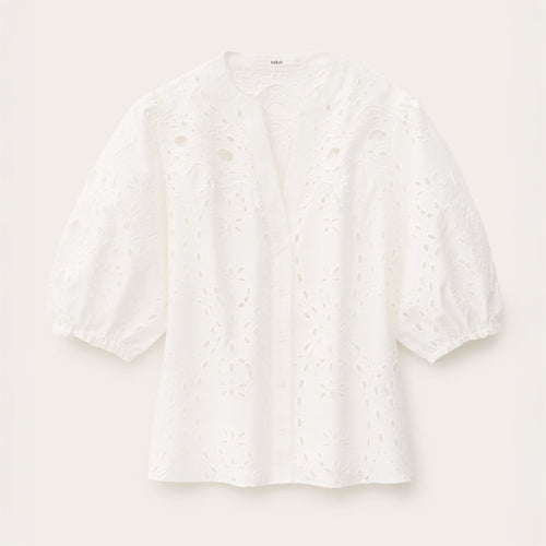 BA&SH Beatrice Shirt in Ecru
