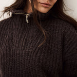 BA&SH Beltane Jumper in Chocolate