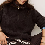 BA&SH Beltane Jumper in Chocolate