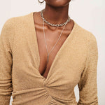 BA&SH Brady Dress in Gold