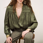 BA&SH Cessia Blouse  in Khaki