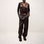 BA&SH Laia Top in Ebony