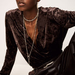 BA&SH Laia Top in Ebony