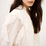 BA&SH Nills Blouse in Ecru