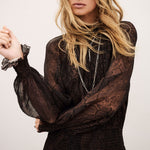 BA&SH Smoky Dress in Brown