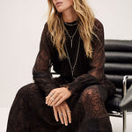 BA&SH Smoky Dress in Brown