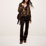 BA&SH Vany Shirt in Khaki