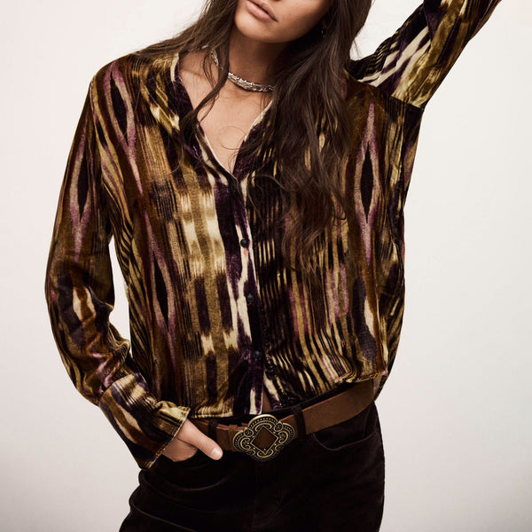 BA&SH Vany Shirt in Khaki