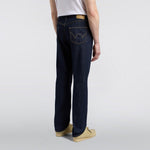 EDWIN Kaihara Regular Straight Indigo Lightweight Red Selvage Jeans in Blue Rinsed