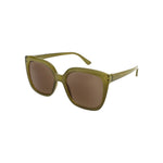 GOODLOOKERS Maddie Polarised Sunglasses in Olive