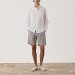 HARTFORD Joggy Linen Shorts in Sage