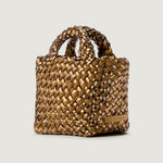 NAGHEDI St Barths Petit Metallic Tote in Firenze