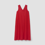 BEAUMONT ORGANIC Imogen-May Cotton Linen Dress in Scarlet