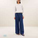 BY-BAR Lili Amor Sweater in Light Grey Melee