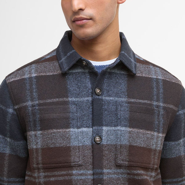 BARBOUR Chapter Overshirt in Midnight/Tartan