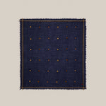 MOISMONT Chelsea No815 Square Scarf  in Magic Blue
