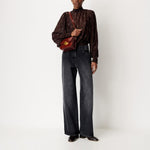 SESSUN Duchess Blouse in Coffea Domiu
