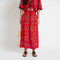 SOPHIE + LUCIE Amapola Embroidered Skirt in Red