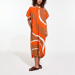 MAPOESIE Syracuse Madone Dress in Orange