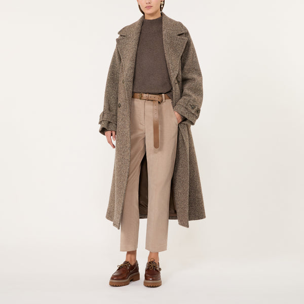 WEEKEND MAX MARA WKDElegia Cashmere High Neck Sweater in Hazelnut