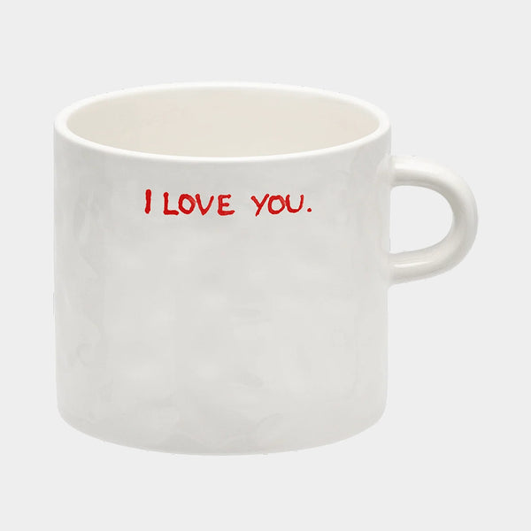 ANNA + NINA I Love You Mug in White