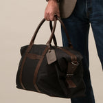 LOAKE Gower Nylon Holdall in Black
